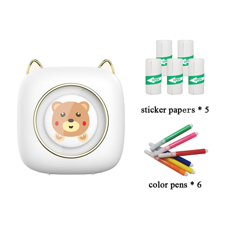 New Wrong Question Mini File Printing Ink-Free Printing Bluetooth Connection Convenient Machine Batch Portable - Image 1