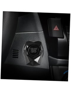 Excefore Car Engine Start Button Cover, Car Start Button Covers Key Ignition Cover Car Bling Ring Sticker Cap Ignition Accessories car Sticker fire Cover Iron Universal  - Image 2
