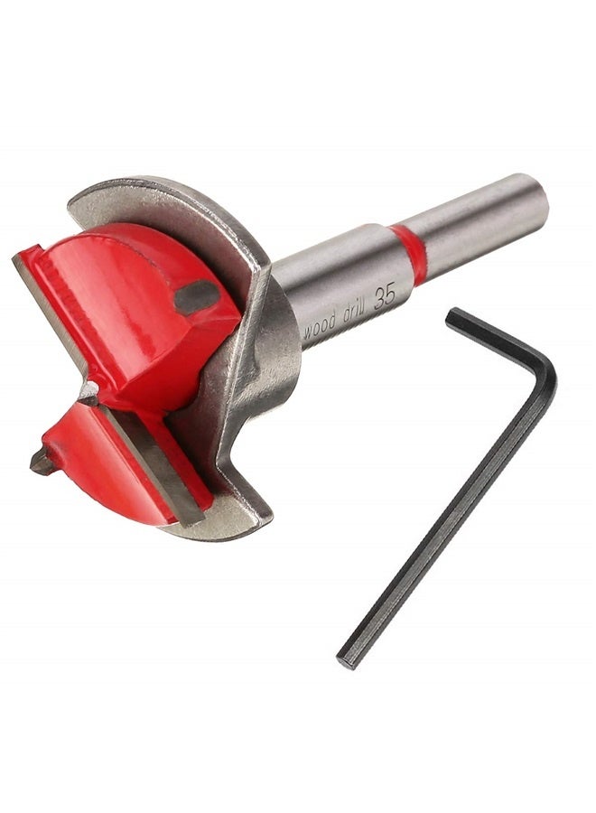 منشار ثقب مفصلي بت 35 مم، رأس مثقاب من كربيد التنجستن، أدوات فتح ثقوب النجارة، فتحات ناعمة، نتوءات صغيرة - Image 1