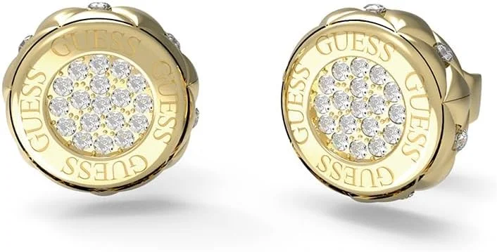 جس Ladies ER 1OMM MATELASSE COIN STUDS