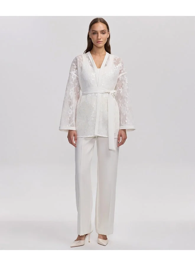 Ipekyol  Regular Fit Sequin Jacket for Women | Best Price UAE