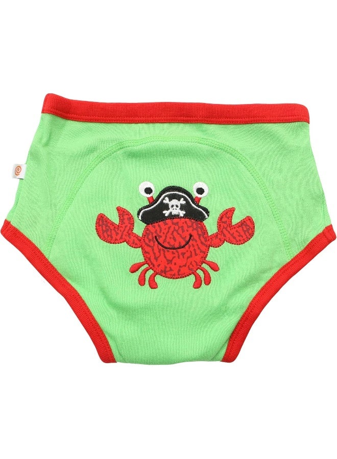 ZOOCCHINI Organic Cotton 3Pc Potty Training Set, Pirate Pals, 3-4 Years - Image 2