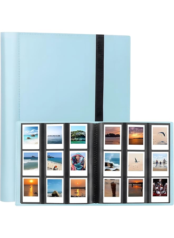 The Bros ألبوم صور لكاميرا فوجي فيلم إنستكس ميني، كتاب ألبوم صور بولارويد لكاميرا بولارويد سناب تاتش PIC-300 Z2300، ألبوم بولارويد كبير يحتوي على 432 جيب مع ملصقات ملونة