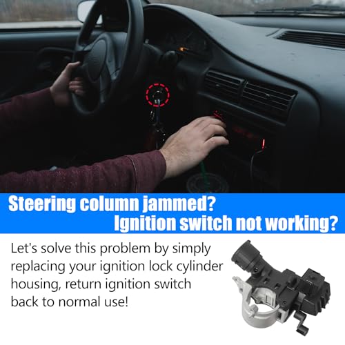 KAVIUS 989-019 Ignition Lock Housing Compatible with Ford Escape 2008-2012 Fit with Ford Focus Ma-zda Tribute 2008-2011 Fit with Mercury Mariner 2008-2010 Ignition Switch Replaces 9L8Z3511A ZZDB66160 - Image 5