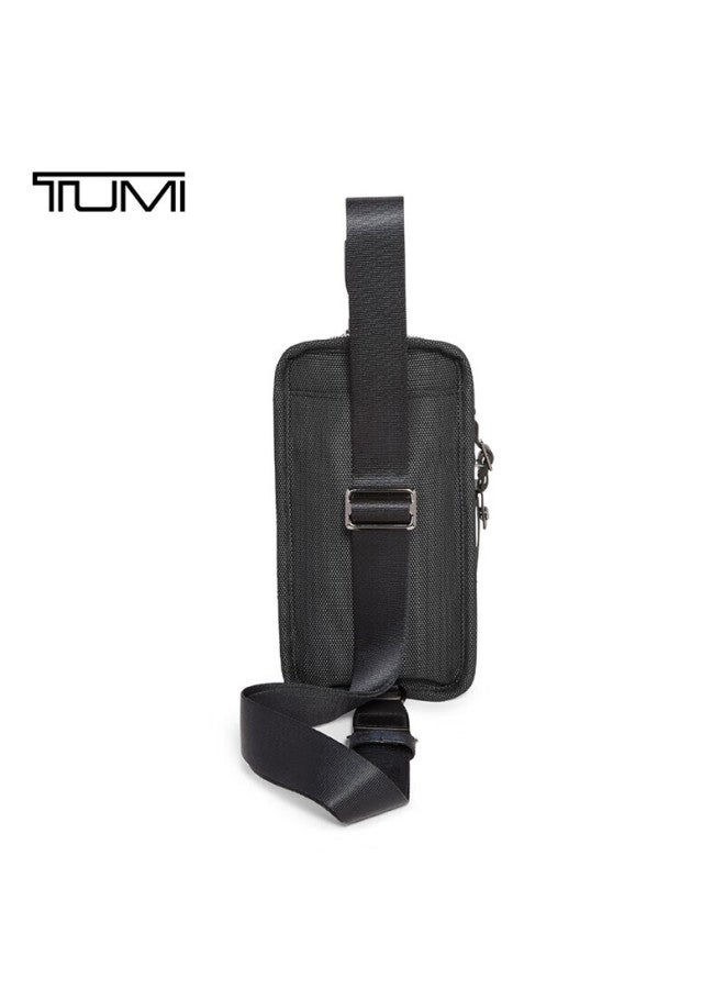 Tumi Tumi Alpha Series Business Men's Crossbody Bag, Ballistic Nylon Sports Shoulder Bag, Reflective Print - Image 2
