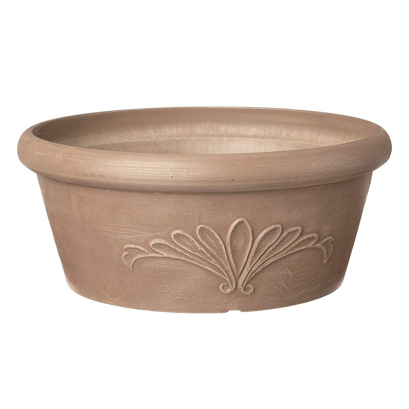Arcadia Garden Products PSW TA25TP Plastic/Stone/Wood Composite Bulb Pan – No Drainage Hole (Drillable), Planter Bowl for Succulents, Bonsai, Fairy Gardens, Herbs,10-Inch, Taupe - Image 3