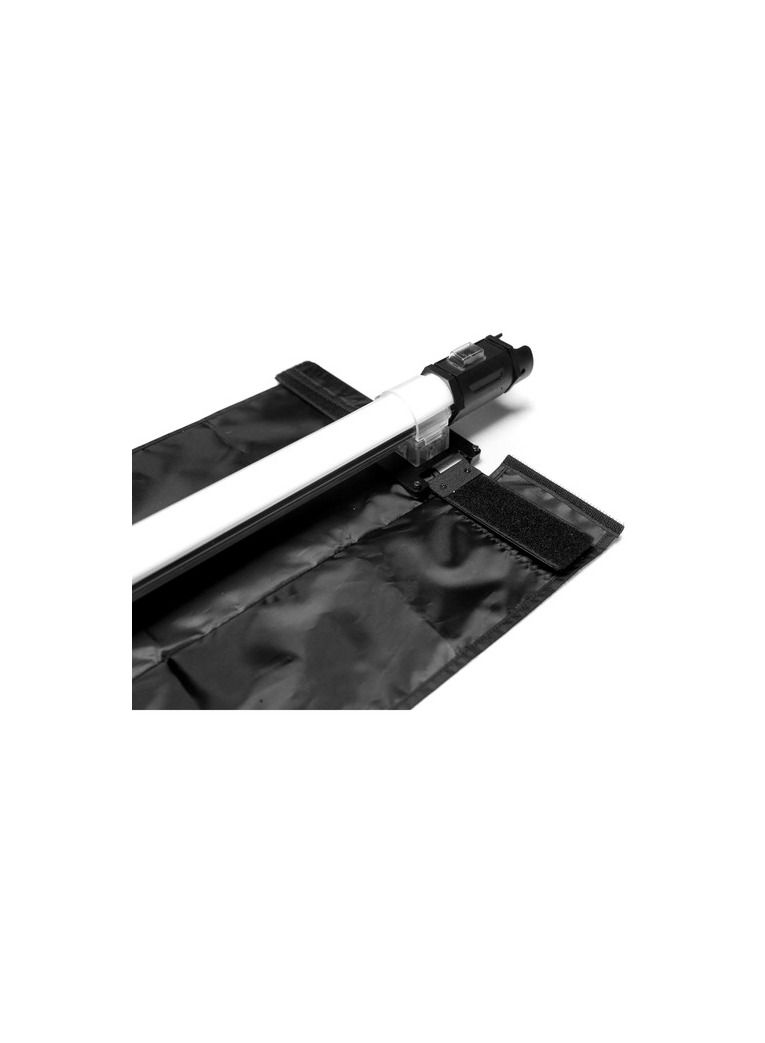 نانليت Nanlite Fabric Barndoors and Grid for PavoTube 15C - Image 3