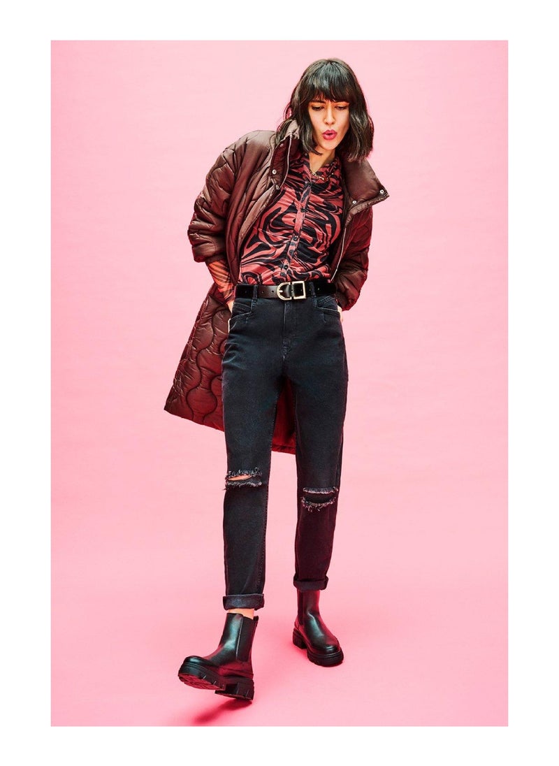 DOROTHY PERKINS - Organic Ripped Mom Jeans - Image 1
