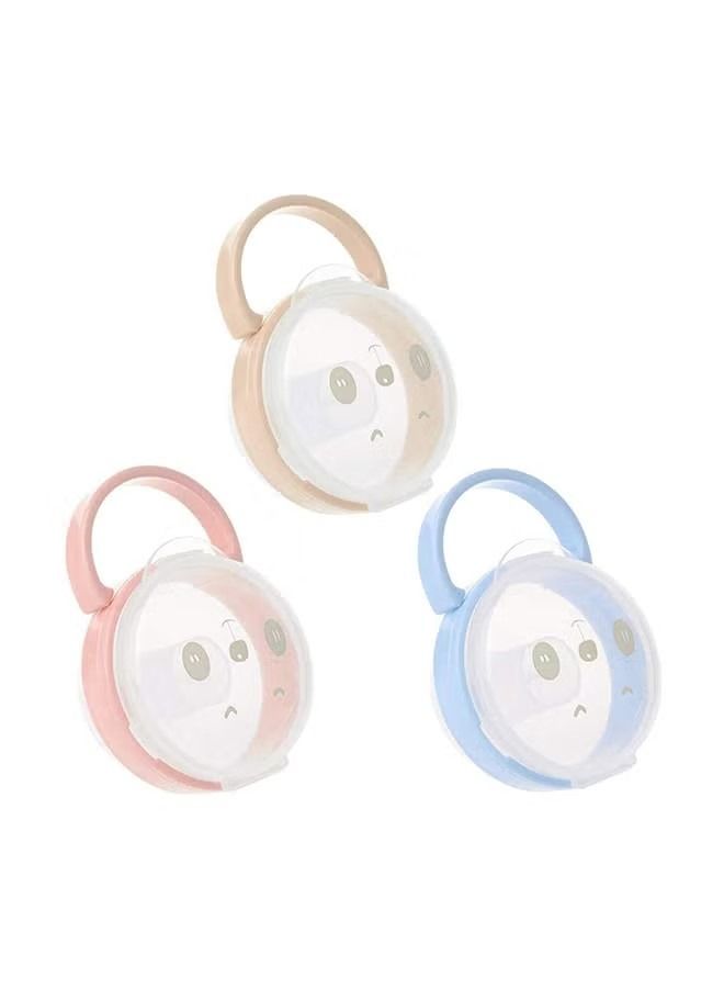 ORiTi Cartoon Transparent Portable Dustproof Baby Pacifier Storage Box With High-quality PP Material - Image 1