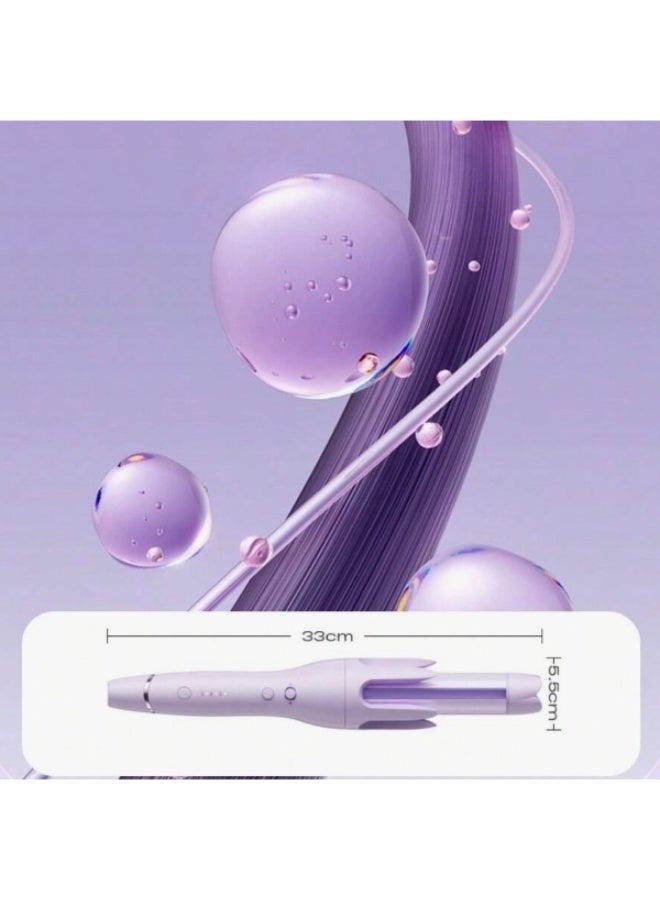MULLINER Hair Curling Iron 32mm Easy-to-use Travel Automatic Curling Iron Fast Heating Small Auto Rotating Curing Wand for Curls Waves with 3 Adjustable Temperature ML-8013 - Image 2