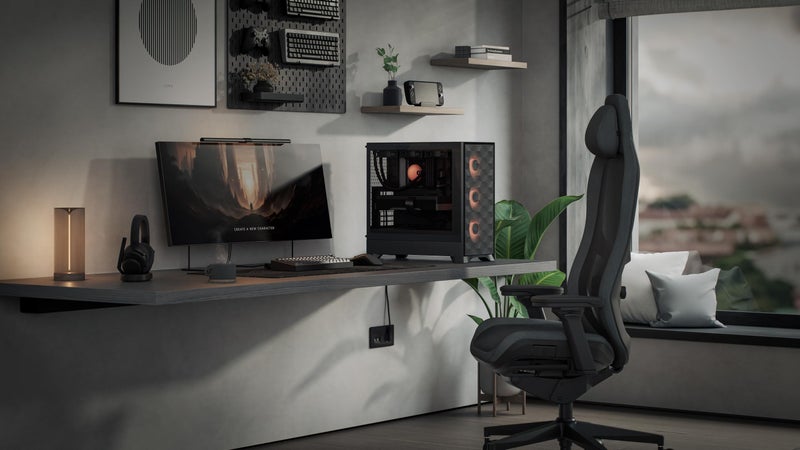 Fractal Design صندوق ألعاب الكمبيوتر Fractal Design Pop 2 Air أسود RGB - زجاج مقسى - تدفق هواء عالي الأداء - لوحة أمامية شبكية - ثلاثة مراوح RGB بحجم 120 مم مرفقة - مساحة داخلية واسعة - دعم لوحات الأم ATX/mATX/ITX - Image 2