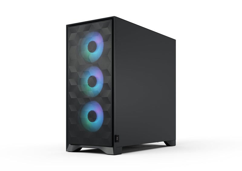 Fractal Design صندوق ألعاب الكمبيوتر Fractal Design Pop 2 Air أسود RGB - زجاج مقسى - تدفق هواء عالي الأداء - لوحة أمامية شبكية - ثلاثة مراوح RGB بحجم 120 مم مرفقة - مساحة داخلية واسعة - دعم لوحات الأم ATX/mATX/ITX - Image 5