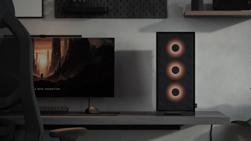 Fractal Design صندوق ألعاب الكمبيوتر Fractal Design Pop 2 Air أسود RGB - زجاج مقسى - تدفق هواء عالي الأداء - لوحة أمامية شبكية - ثلاثة مراوح RGB بحجم 120 مم مرفقة - مساحة داخلية واسعة - دعم لوحات الأم ATX/mATX/ITX - Image 3
