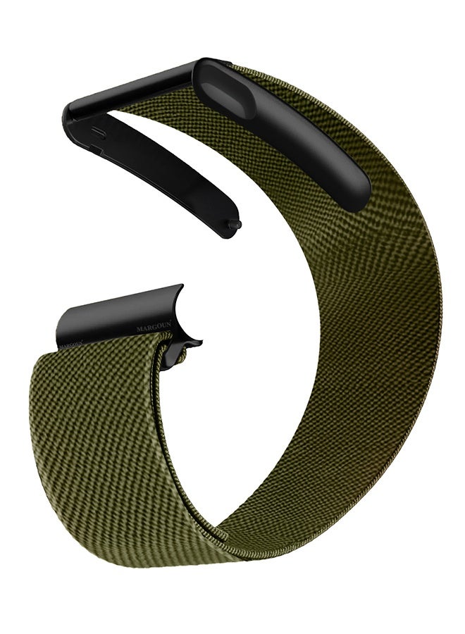 CATANES Nylon Replacement Wristband for Whoop Life MG – Waterproof - Lightweight - Adjustable Fitness Strap - Olive Green - Image 1