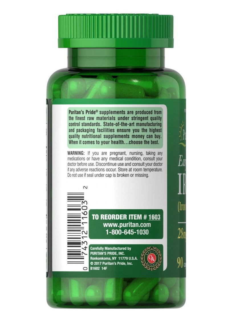 بوريتانز برايد حديد 28ملغ من بيوريتانز برايد 90حبة - Image 3