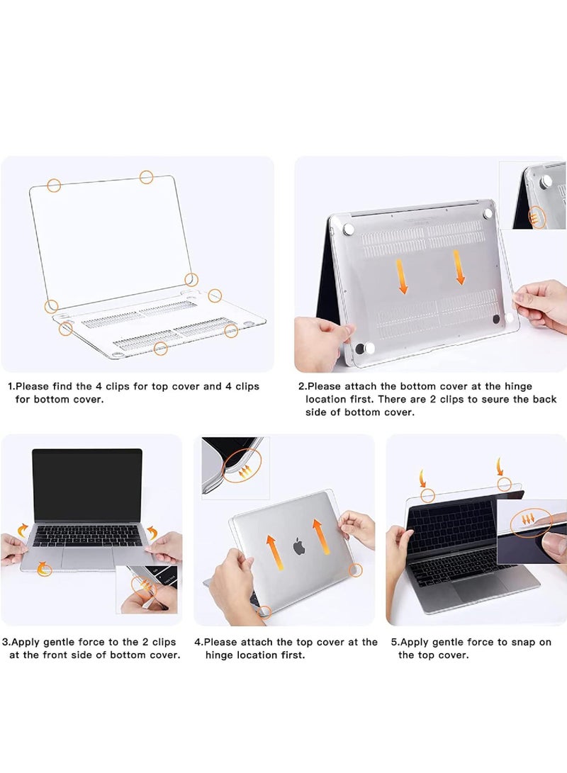 Rock Pow Compatible with MacBook Air 13 inch Case 2022 2021-2018 Release A2337 M1 A2179 A1932 - Image 5