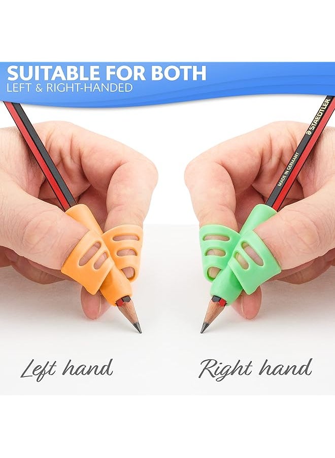 erorex - Pencil Grips For Kids Handwriting Perfect Pencil Holders For Kids Home Schooling And Preschool Writing Tools For Kids Assorted Pen Grips Christmas Gifts Pack Of 3 - Image 1