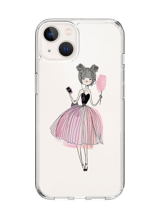 Stylizedd Classic Clear Case for Apple iPhone 14 Hybrid Soft Case Flexible Edges Anti Drop TPU PC Gel Thin Transparent Cover [ Designed for Apple iPhone 14 ] - Lost in Music - Image 1