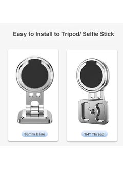 UURIG UURIG PH-06 Portable Magnetic Phone Mount Phone Holder Phone Tripod Mount Aluminum Alloy Replacement for iPhone 14/13/12 Series  - Image 2