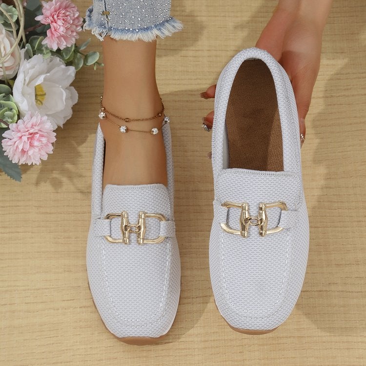 Women's Casual Canvas Loafers - Image 1
