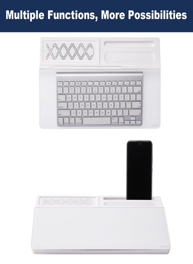 TSJ OFFICE Small Glass Desktop Whiteboard Dry-Erase-Board - Computer Keyboard Stand White Board Surface Pad with Aromatherapy, Desk Organizers with Accessories for Office, Home, School Supplies - Image 5