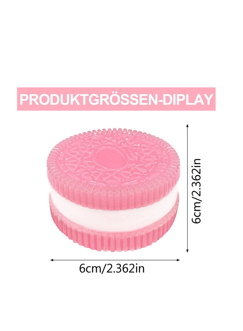 Pink Tapa Squishy Squeeze Toy, Tapa Squishy Biscuit, Stress Relief Toy, Super Soft Squishy Biscuit Toy for Stress Relief - Image 3