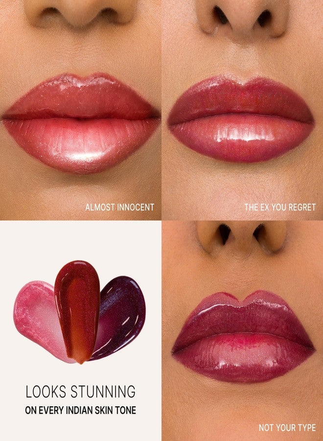Iris Cosmetics Iris Talk Glossy To Me! Shimmer Lip Gloss - Almost Innocent (Light Pink With Iridescent Shimmer) | High Shine | Glossy Finish | Lightweight Non-Sticky Formula | Hydrating Lip Gloss For Women - Image 5