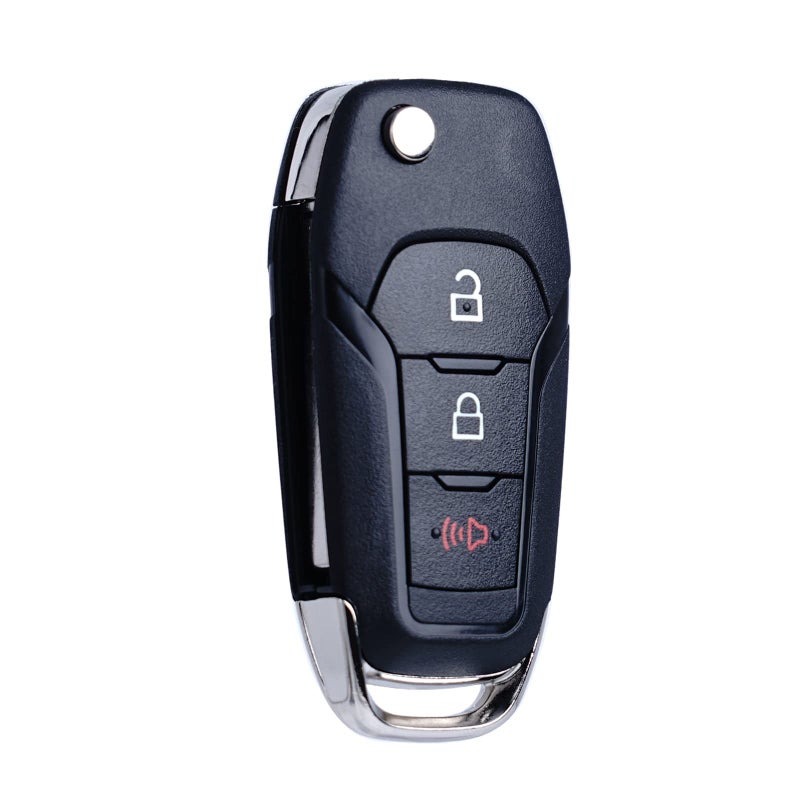 MechanMagic Flip Key Fob Replacement Compatible for Ford F-150 F-250 F-350 2015 2016 2017 2018 2019 2020 2022 Explorer (2016-2022) F-350 F-450 Ranger Ecosport Bronco Ignition Key Keyless Entry Remote N5F-A08TAA - Image 2