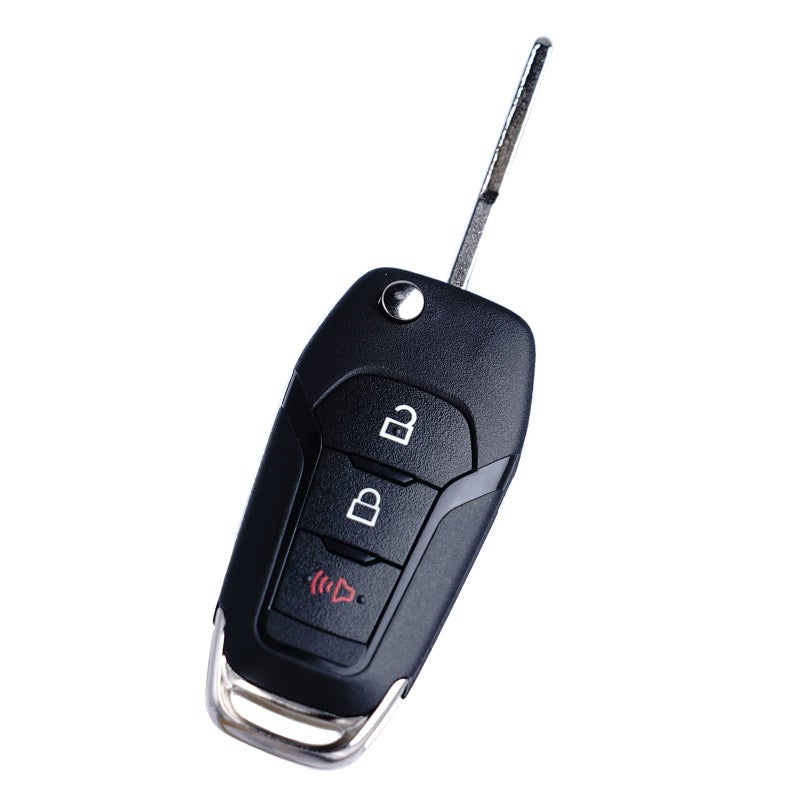 MechanMagic Flip Key Fob Replacement Compatible for Ford F-150 F-250 F-350 2015 2016 2017 2018 2019 2020 2022 Explorer (2016-2022) F-350 F-450 Ranger Ecosport Bronco Ignition Key Keyless Entry Remote N5F-A08TAA - Image 4