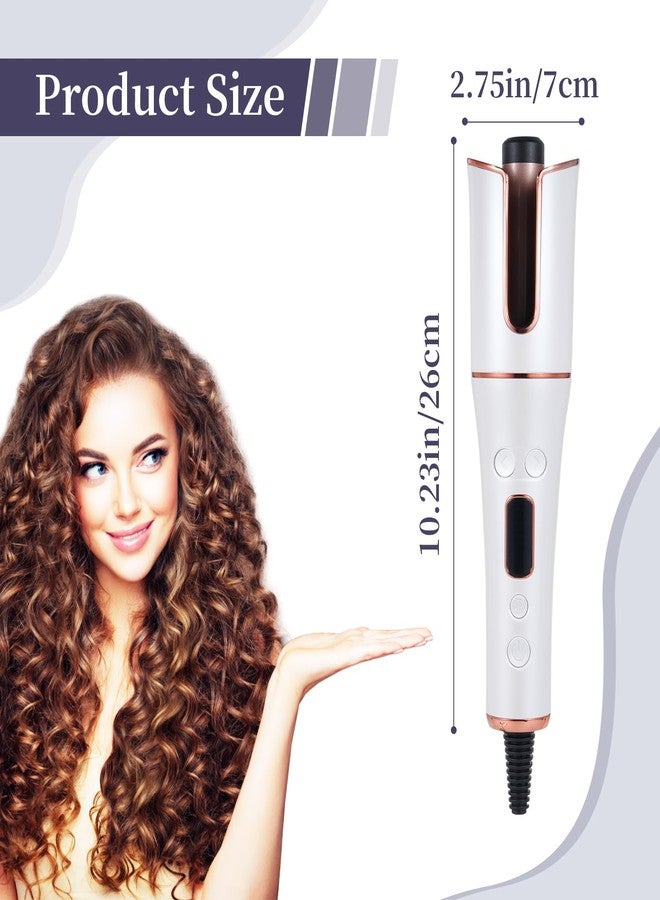 Cornesty Automatic Hair Curler Cordless & Portable Curling Wand Rechargeable Auto Hair Curler with Multiple Temperature Settings & LCD Screen Woman Hair Styling Tool - Image 2