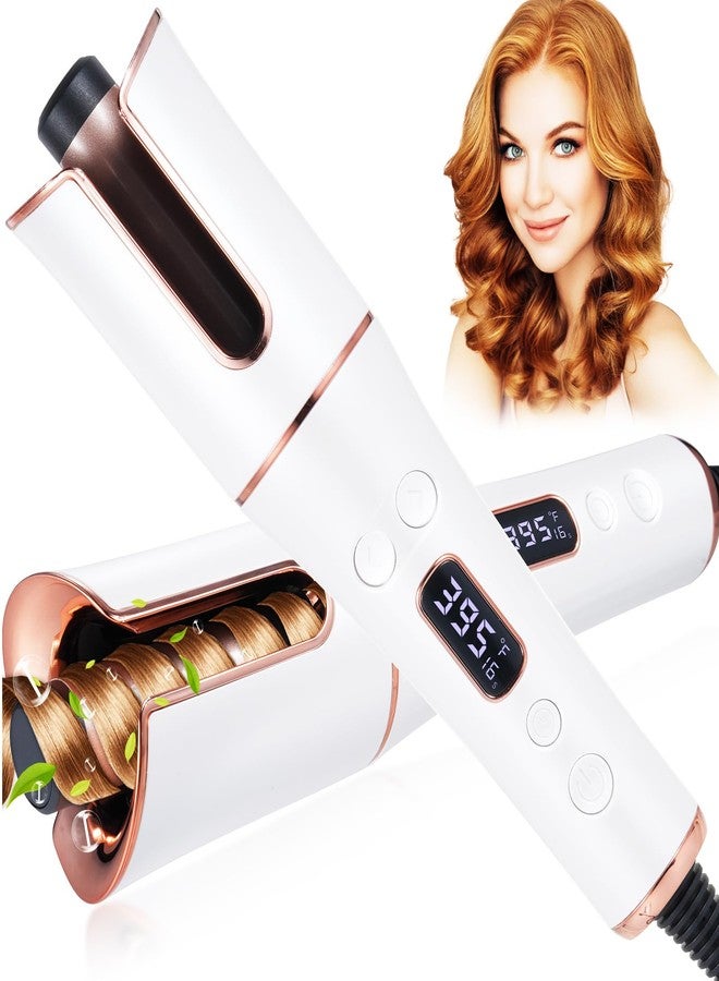 Cornesty Automatic Hair Curler Cordless & Portable Curling Wand Rechargeable Auto Hair Curler with Multiple Temperature Settings & LCD Screen Woman Hair Styling Tool - Image 1