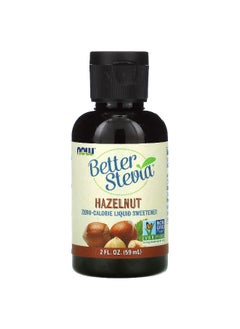 Now Foods NOW Foods, Better Stevia, Zero-Calorie Liquid Sweetener, Hazelnut, 2 fl oz (59 ml)  - Image 1