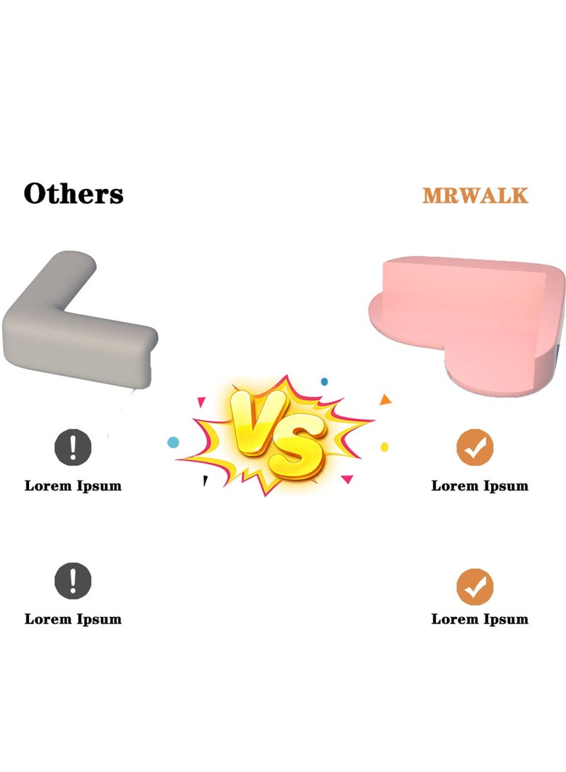 إكسفور 32 Pack  Corner Protector Baby, Table Corner Protectors for Baby, Stop Child Head Injuries, Furniture and Sharp Corners Proofing for Covering Sharp Edges of Table Furniture Walls - Image 4