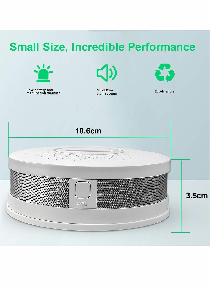 Y&D - Combination and Carbon Monoxide Alarm Detector, Dual Sensor CO Detector Battery Powered with LCD Display Sound Warning for Home,School,Office - Image 1