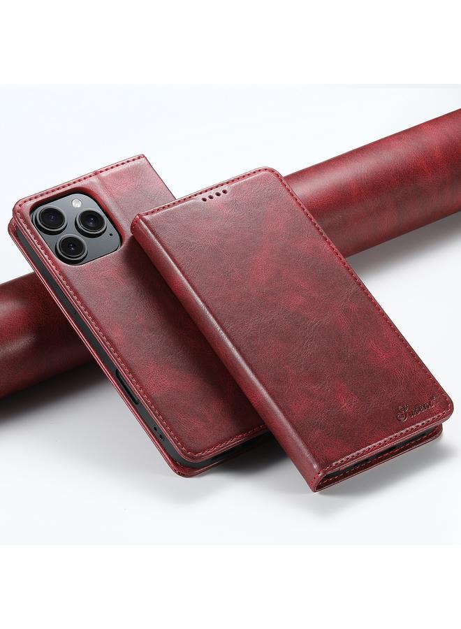 The Bros Case For iPhone 16 Pro J02 Oil Wax Wallet Leather Phone Case