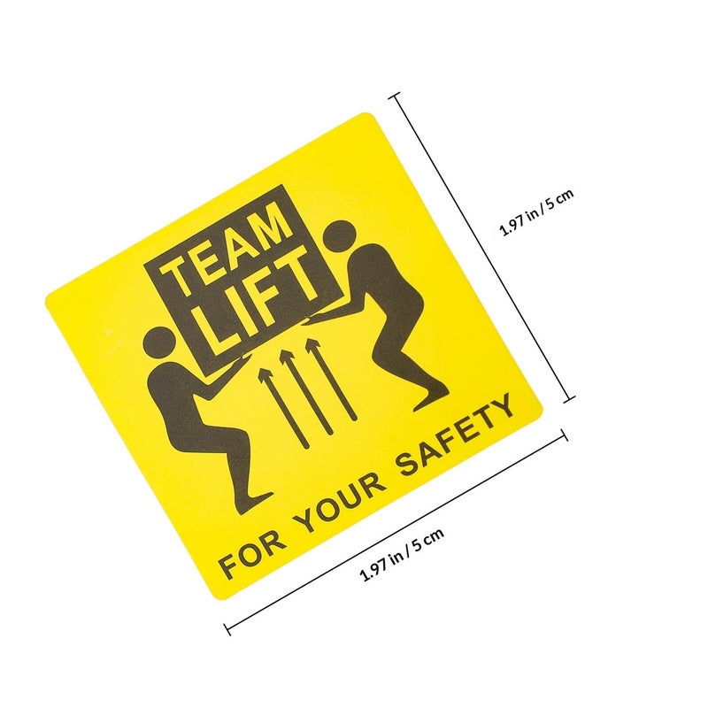 Heavy Object Warning Stickers 50X50Mm 1000 Labels Roll for Shipping Boxes Moving and Handling - Image 3