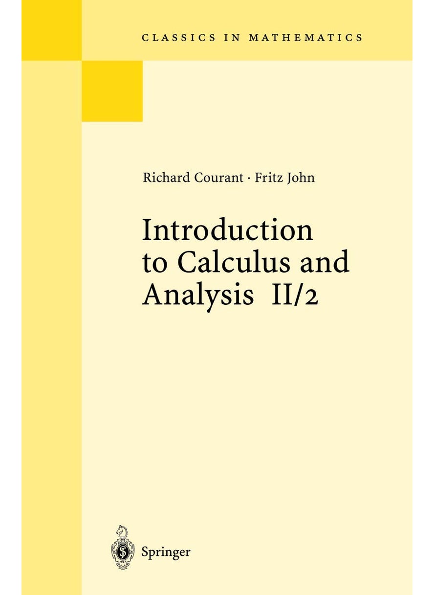 Introduction to Calculus and Analysis II/2: Chapters 5 - 8 