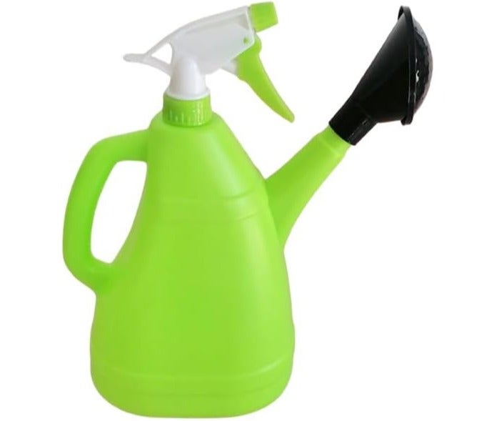 2 in 1 Sprinkling Manually Gardening Tools Watering Can Plant Water Sprayers Flower Irrigation Spray Water Bottle 2L (Green) - Image 3