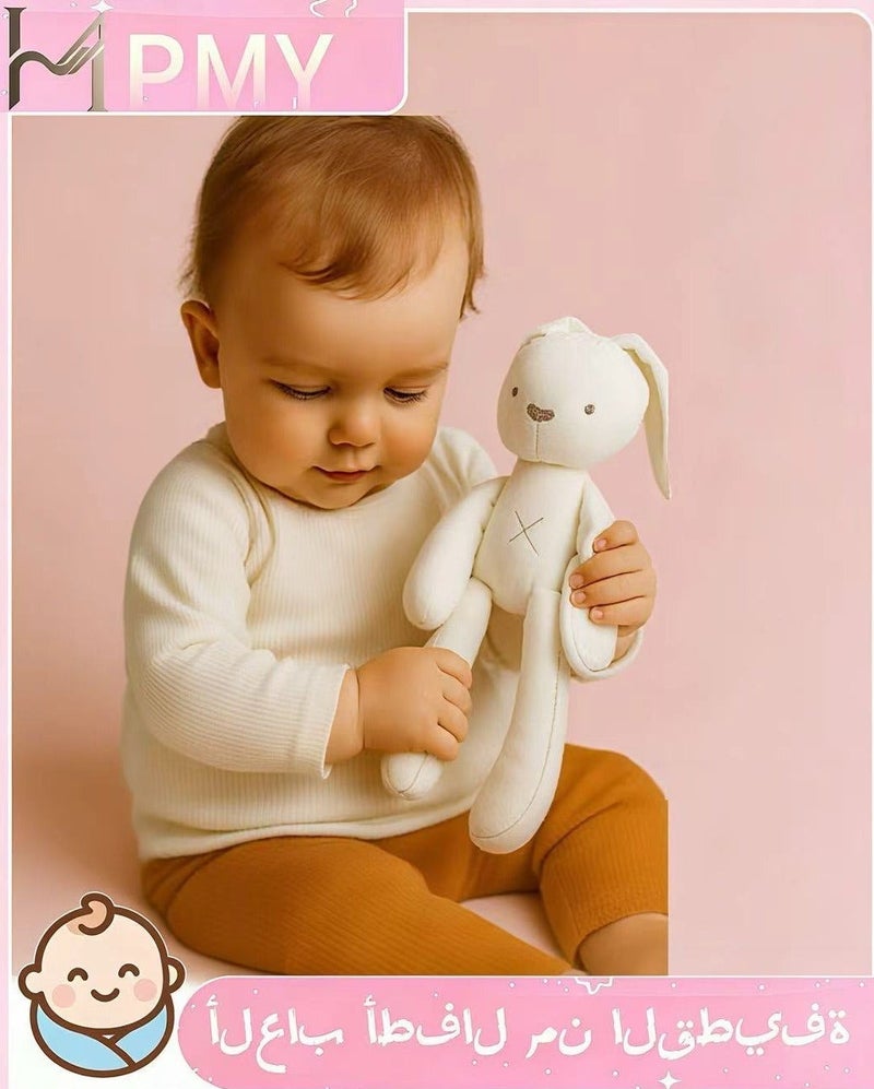 HPMY Long Ears Bunny Toy : Soft Plush Rabbit Toys Cute Stuffed Animal For Kids Toy Doll Children Toys Baby Cuddle Toys Children'S Toys, Baby Soothe Toys, Birthday Gifts - Image 1
