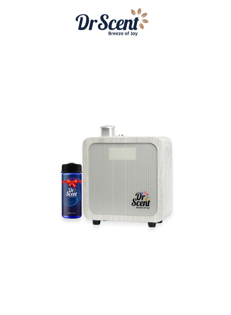 Dr Scent Dr.Small Diffuser -Essential Oil Machine (White) +Fragrance Oil Bottle170ml - Image 1