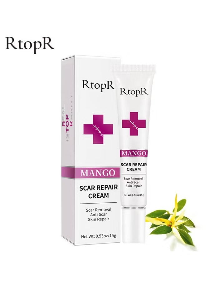 RtopR Scar Removal Cream Skin Repair Creams Treatment Stretch Marks Acne Surgical Care 15G  - Image 2
