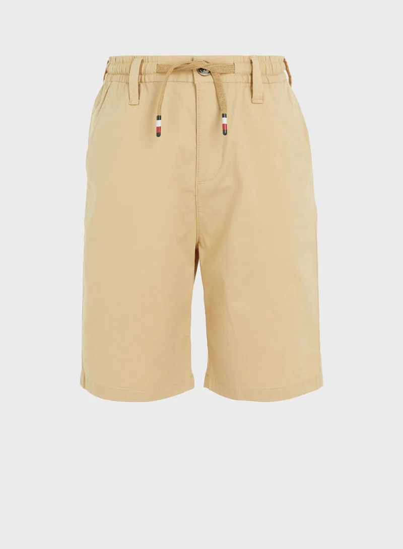 TOMMY HILFIGER Kids Poplin Shorts