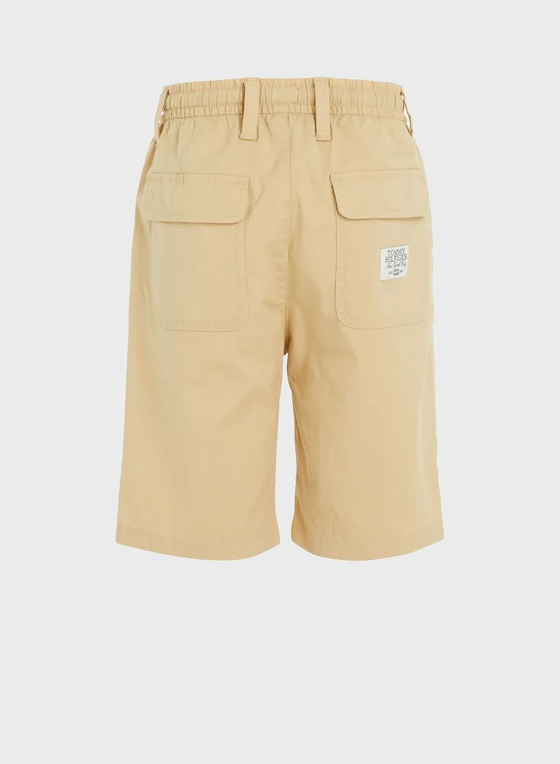 TOMMY HILFIGER Kids Poplin Shorts