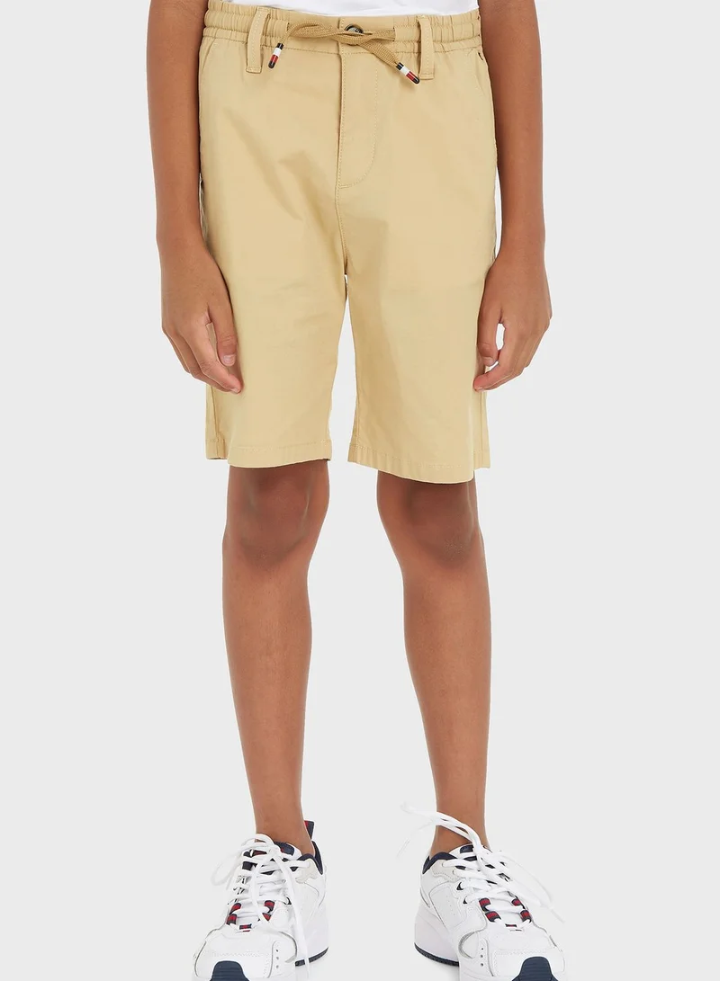 TOMMY HILFIGER Kids Poplin Shorts