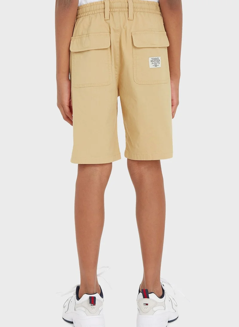 TOMMY HILFIGER Kids Poplin Shorts