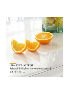 Y&D Rectangle Vinyl Tablecloth,100% Waterproof Heavy Duty Oil Spill Proof Stain Resistant Plastic PU Table Cover with Flannel Backing for Kitchen/Dining/Parties 100*100CM  - Image 5