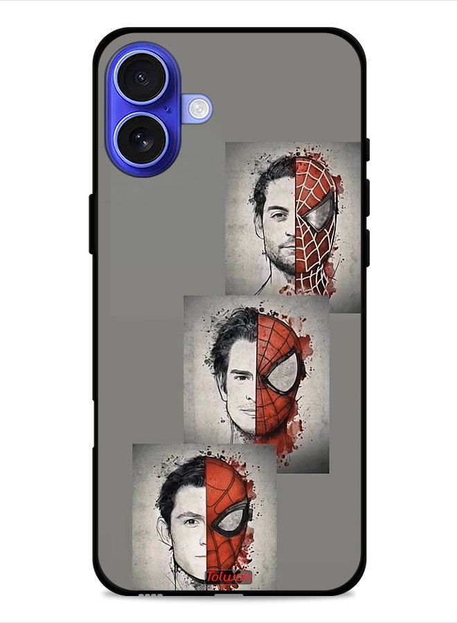 Tolwak Apple iPhone 16 Plus Protective Case Cover Spider Man Art - Image 1