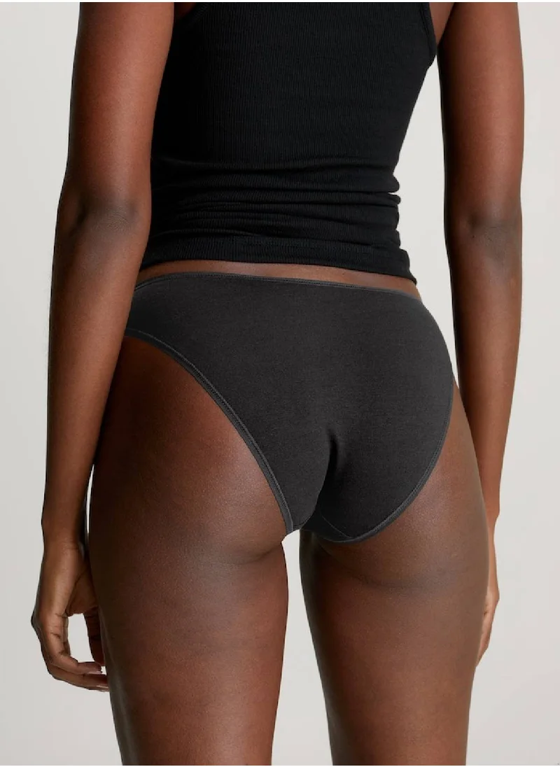 CALVIN KLEIN Women's 3 Pack Bikini Briefs - Ideal Cotton - Cotton, Black
