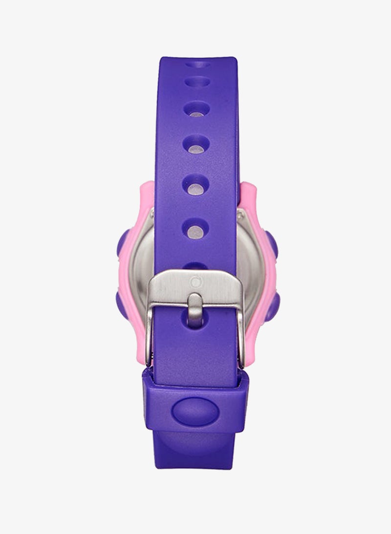 Astro Kids Watch, Digital Display and PU Strap - A23902-PPVS, Violet - Image 3