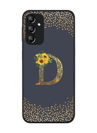 Rugged Black edge case for Samsung Galaxy A24 4G Slim fit Soft Case Flexible Rubber Edges Anti Drop TPU Gel Thin Cover - Custom Monogram Initial Floral Pattern Alphabet - D - Grey - pzsku/Z85443BC7FDD521A75BC3Z/45/_/1684581188/bc60522f-0f69-414b-b486-d0c790d3bc9e